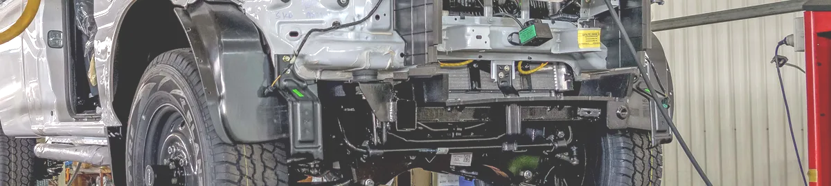 aerial view of vehicles in parking area